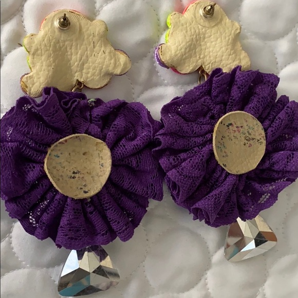 Hand made unique one of a kind earrings - Picture 3 of 3